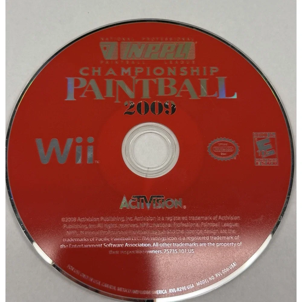 NPPL Championship Paintball 2009 Nintendo  Wii Game